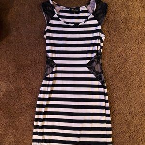 Stripped Bodycon dress